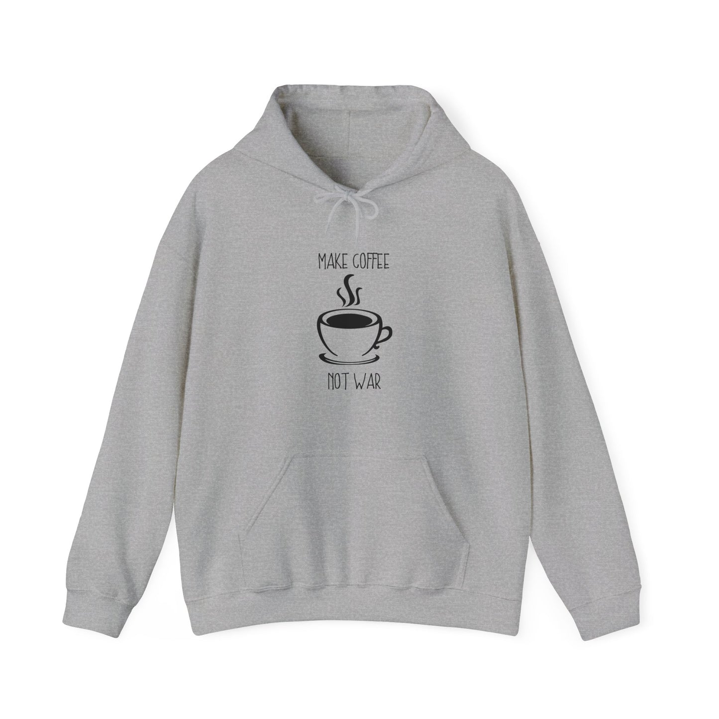 Make Coffee Not War Hoodie