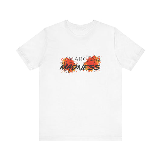 March Madness T-Shirt - Unisex Jersey Short Sleeve Tee, Basketball Fan Shirt, Sports Team Tee, College Basketball Apparel, March Tournament